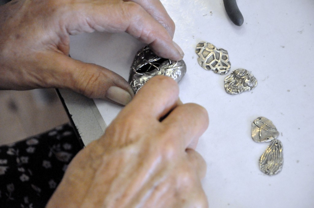Art clay silver and copper jewelry