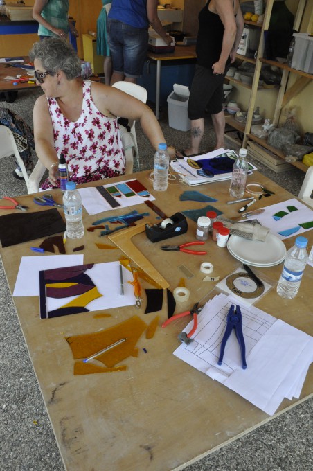 Glass painting and Tiffany