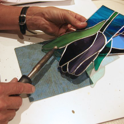 Glass painting and Tiffany