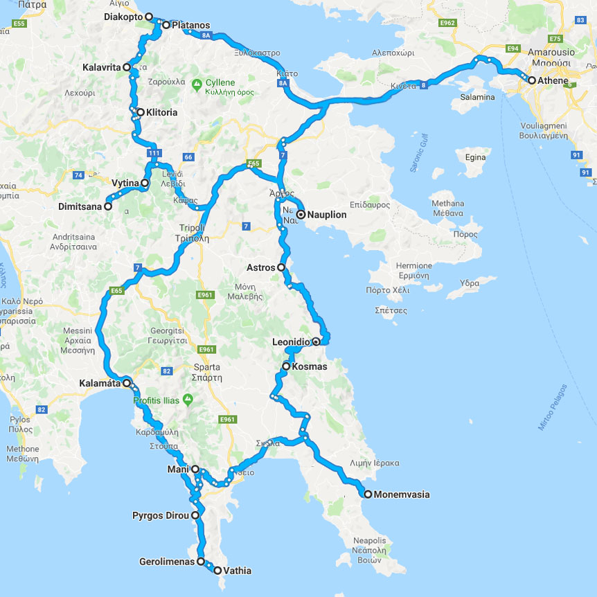 route-peloponnesus